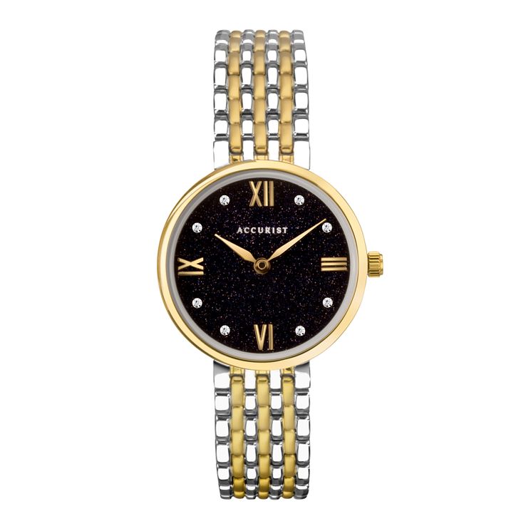 Accurist Ladies Two Tone Stainless Steel Bracelet Watch