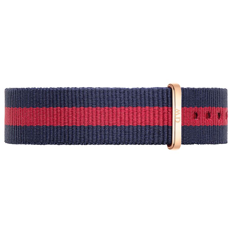 Daniel Wellington Oxford Ladies NavyandRed Nato Strap