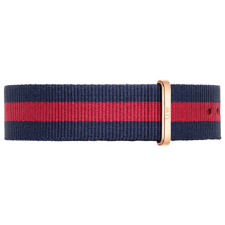 Daniel Wellington Oxford Mens NavyandRed Nato Strap