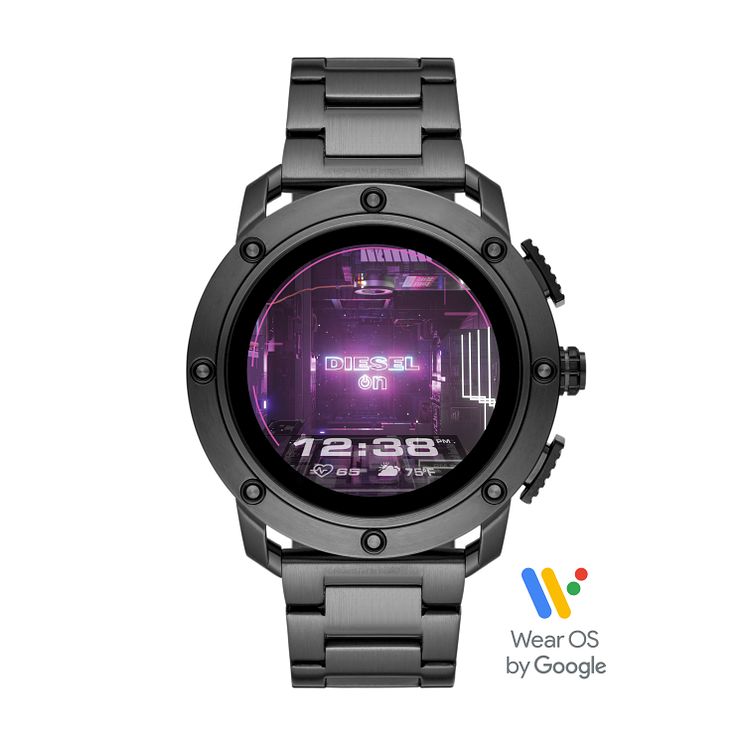 Diesel On Axial Mens Stainless Steel Bracelet Smartwatch