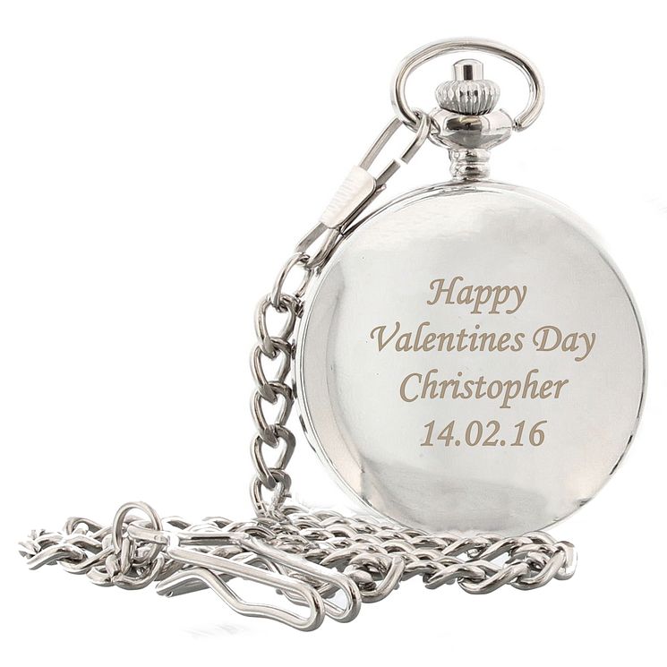 Engraved Pocket Fob Watch