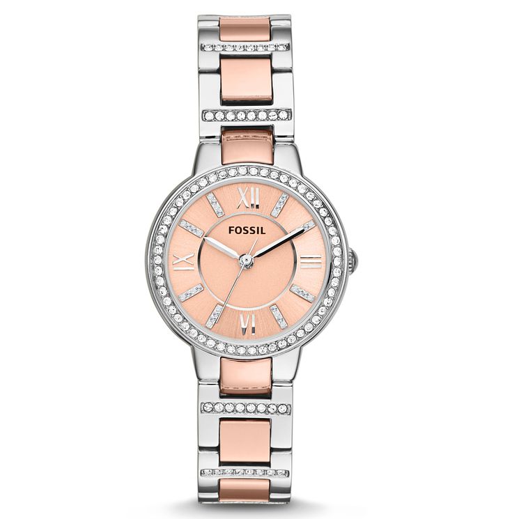 Fossil Ladies Two Tone Stainless Steel Bracelet Watch