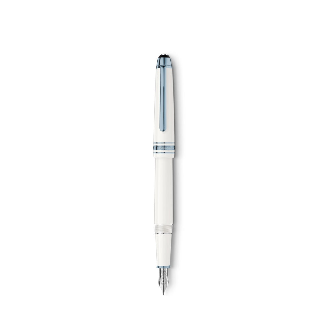 Montblanc Writing Instrument Meisterstuck Glacier Classique Fountain Pen F D - White