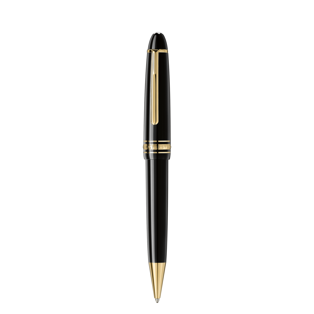 Montblanc Writing Instrument Meisterstuck Legrand Gold Coated Ballpoint Pen - Black