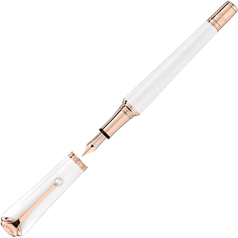 Montblanc Writing Instrument Muses Marilyn Monroe Special Edition Pearl Fountain Pen - Silver