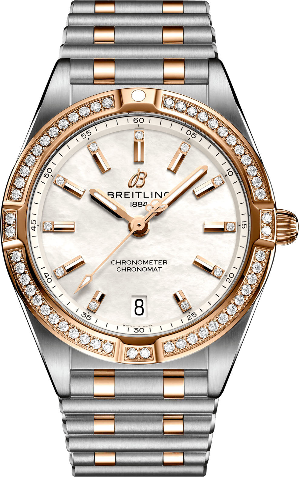 Breitling Chronomat 32 18k Red Gold Ladies
