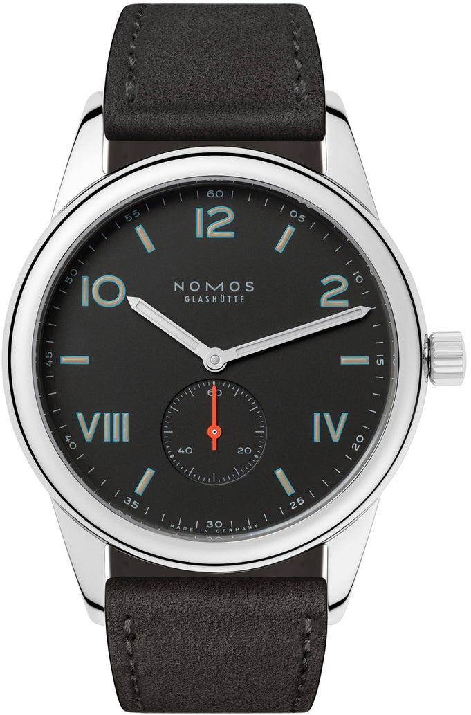 Nomos Glashutte Club Campus 38 Nacht Steel Back