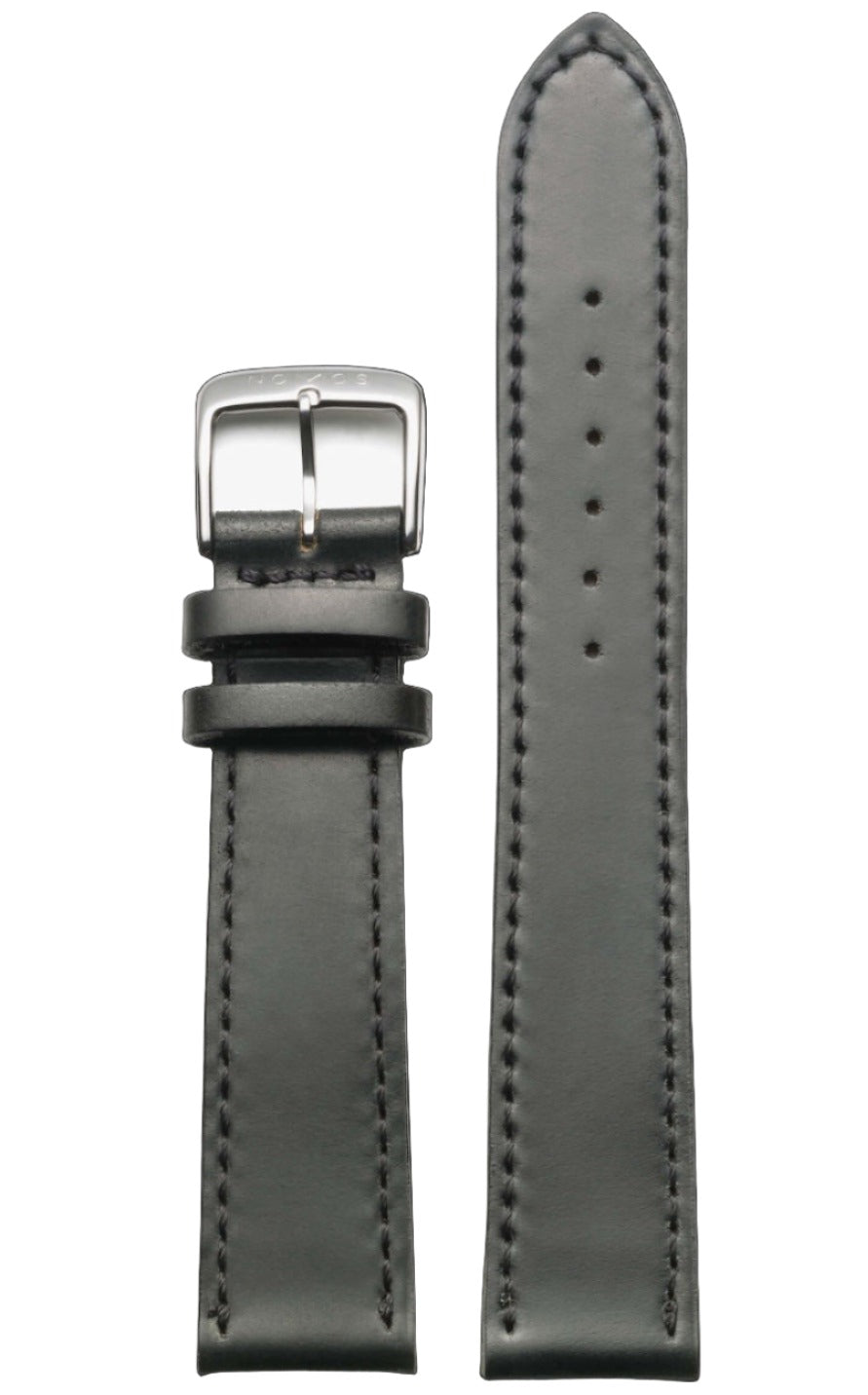 Nomos Glashutte Strap Horween Genuine Shell Cordovan Black 18 Mm Long