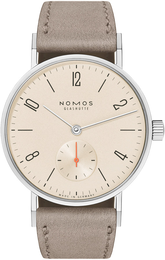 Nomos Glashutte Tangente 33 Champagne Steel Back