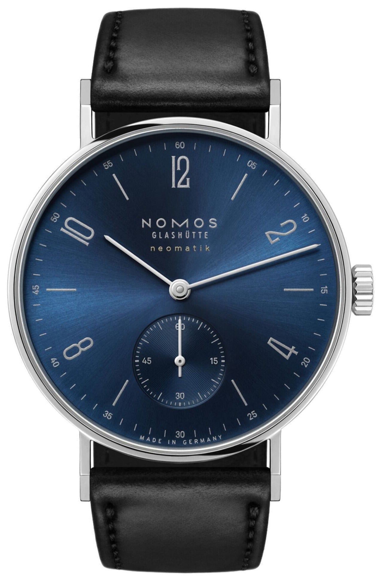 Nomos Glashutte Tangente Neomatik 39 Blue Gold Sapphire Crystal