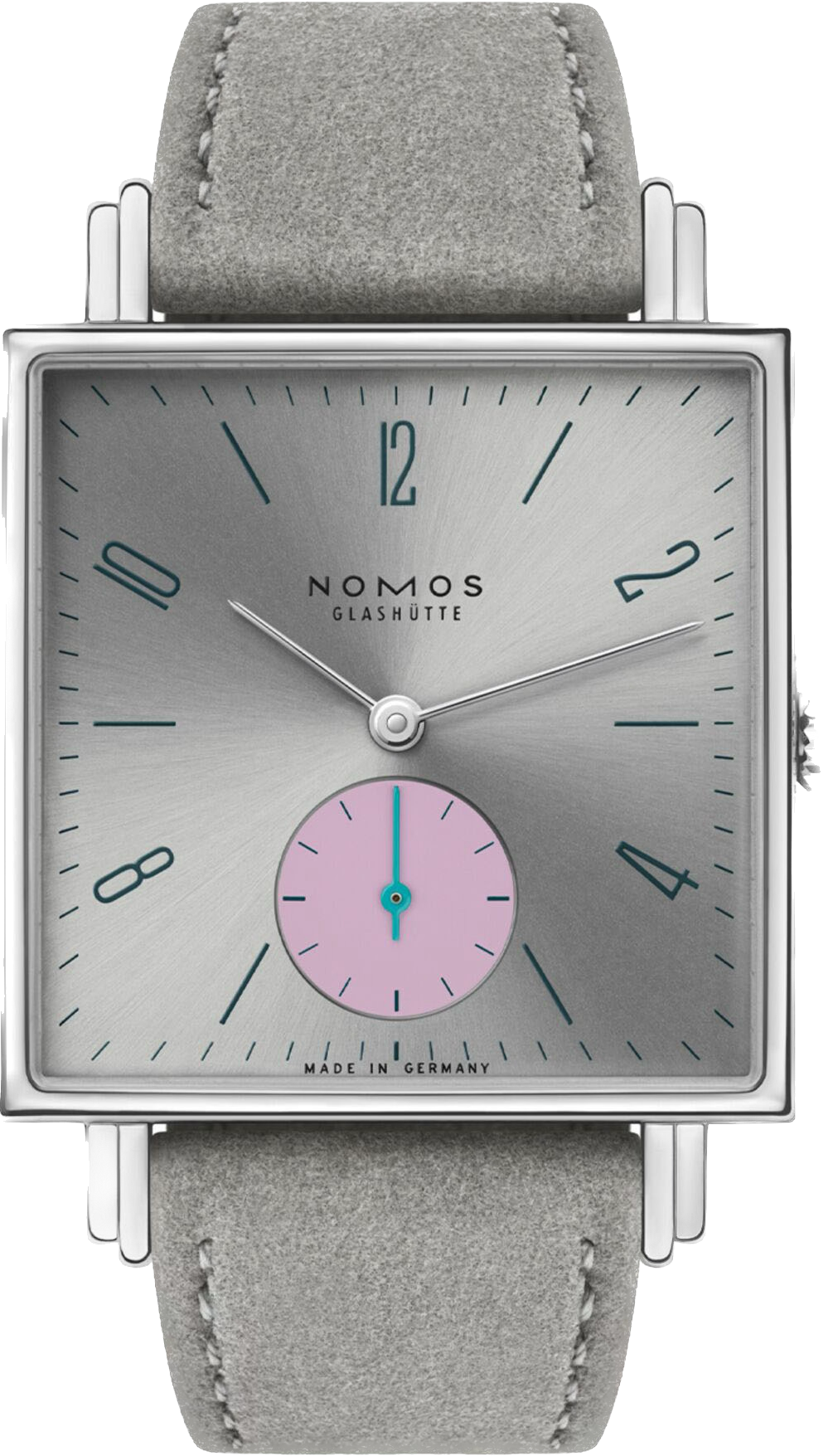 Nomos Glashutte Tetra Silvercut Sapphire Crystal