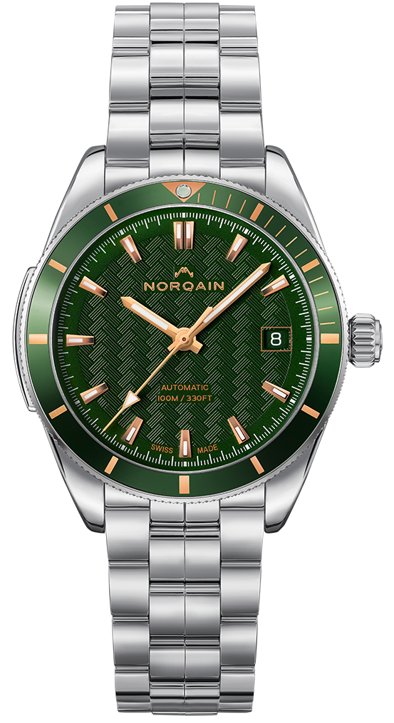 Norqain Adventure 37mm Green & Gold Bracelet