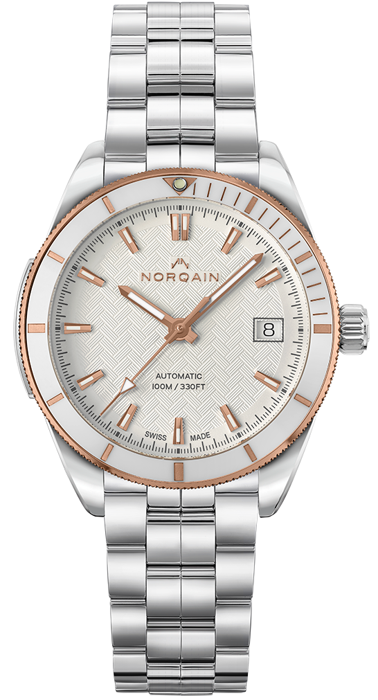 Norqain Adventure 37mm White & Gold Bracelet