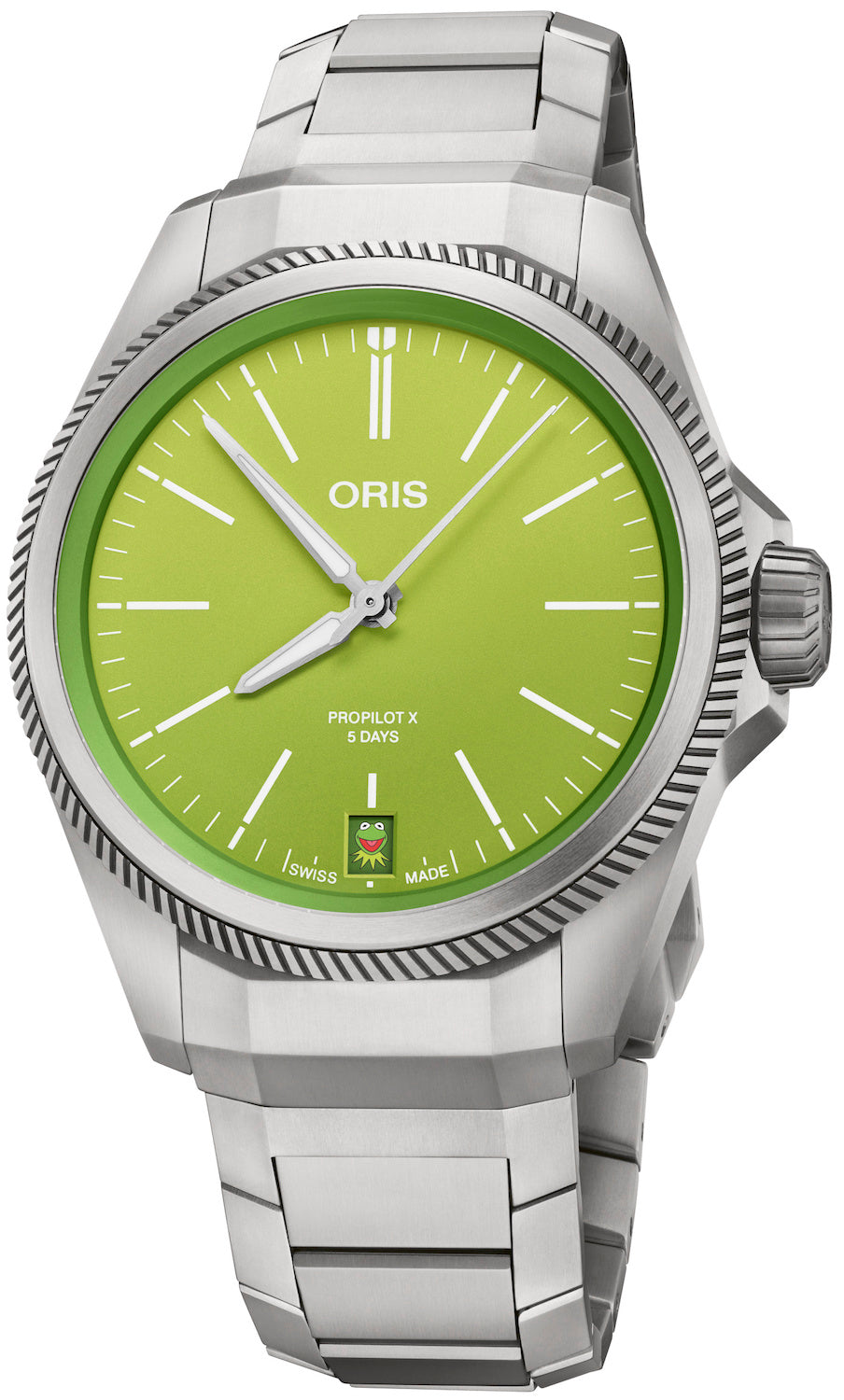 Oris Propilot X Kermit Edition