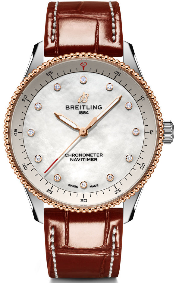 Breitling Navitimer 32 Steel & 18k Red Gold