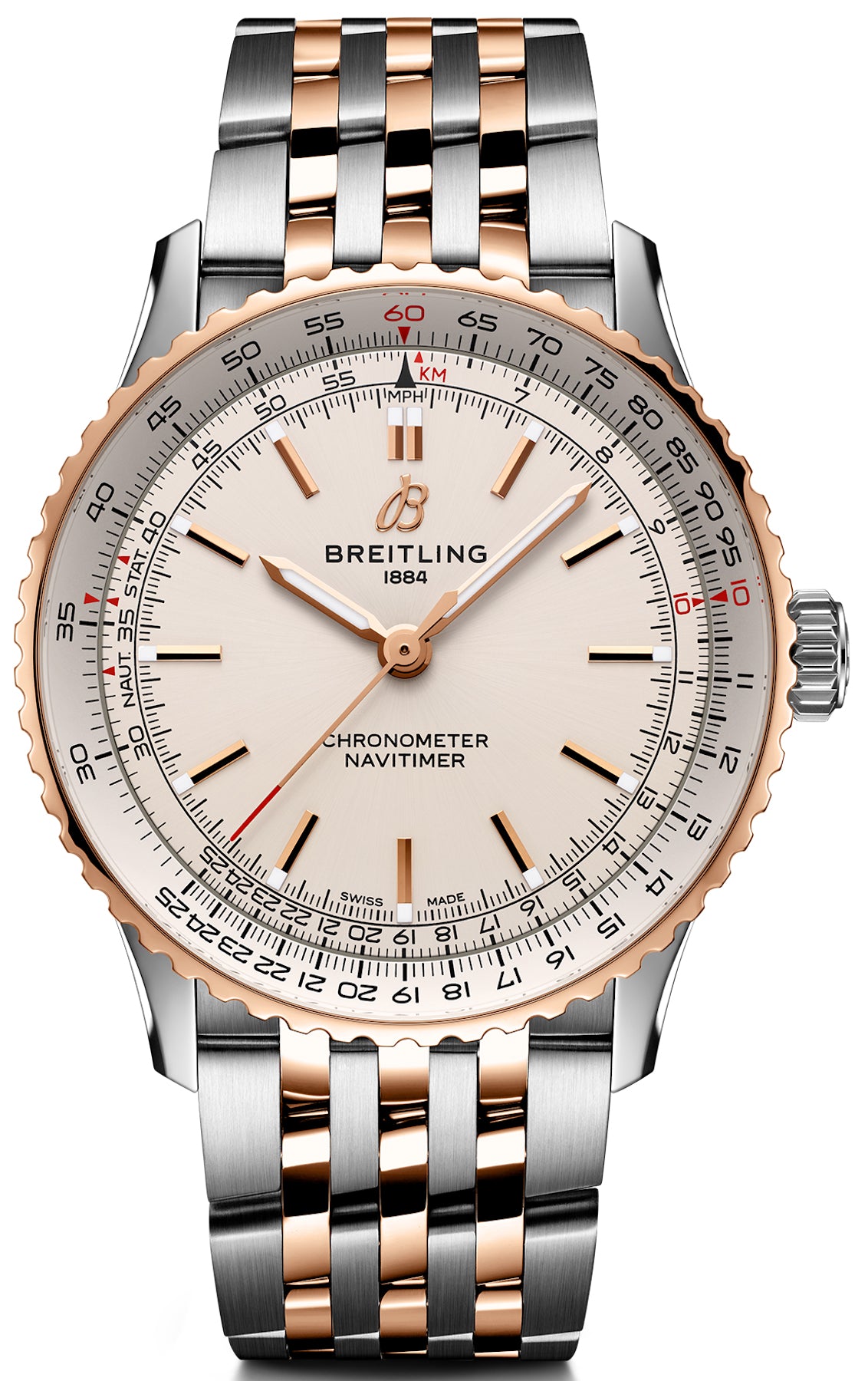 Breitling Navitimer 41 Steel & 18k Red Gold Bracelet