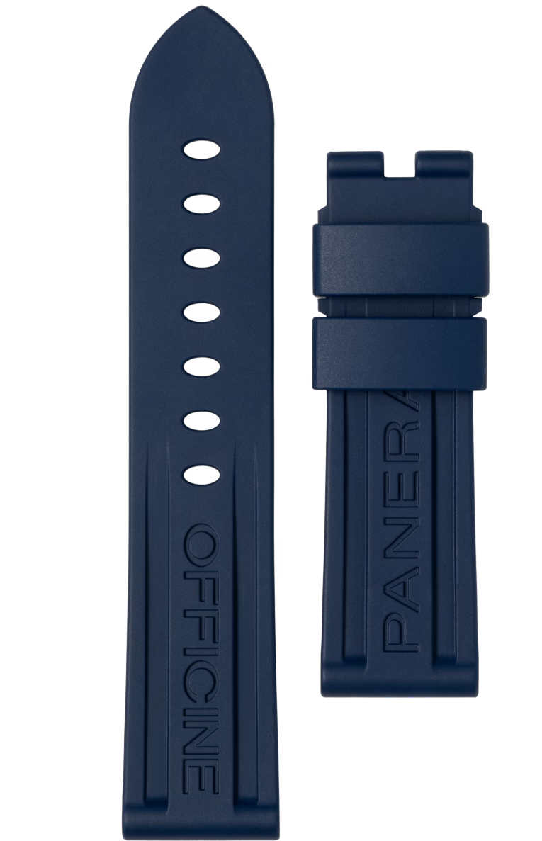 Panerai Strap Caoutchouc Dark Blue 24/22mm