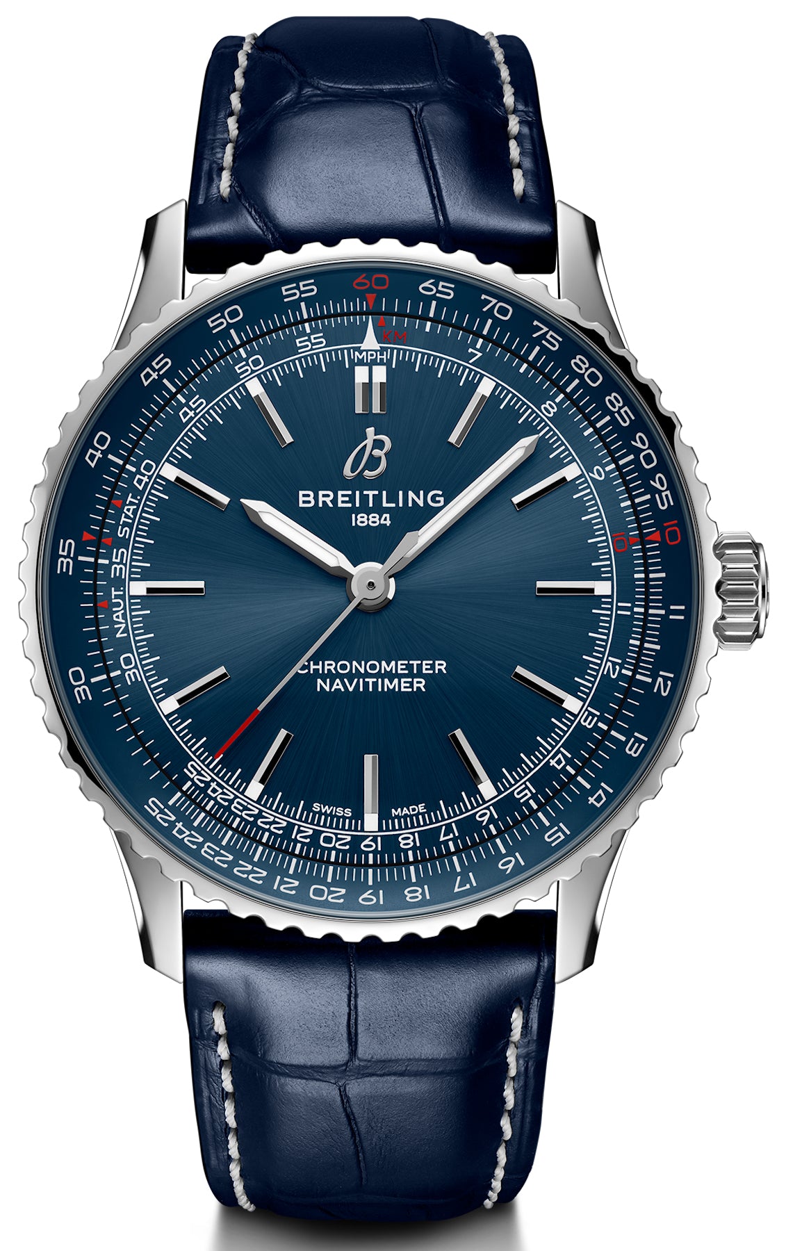 Breitling Navitimer Automatic 41 Blue Leather