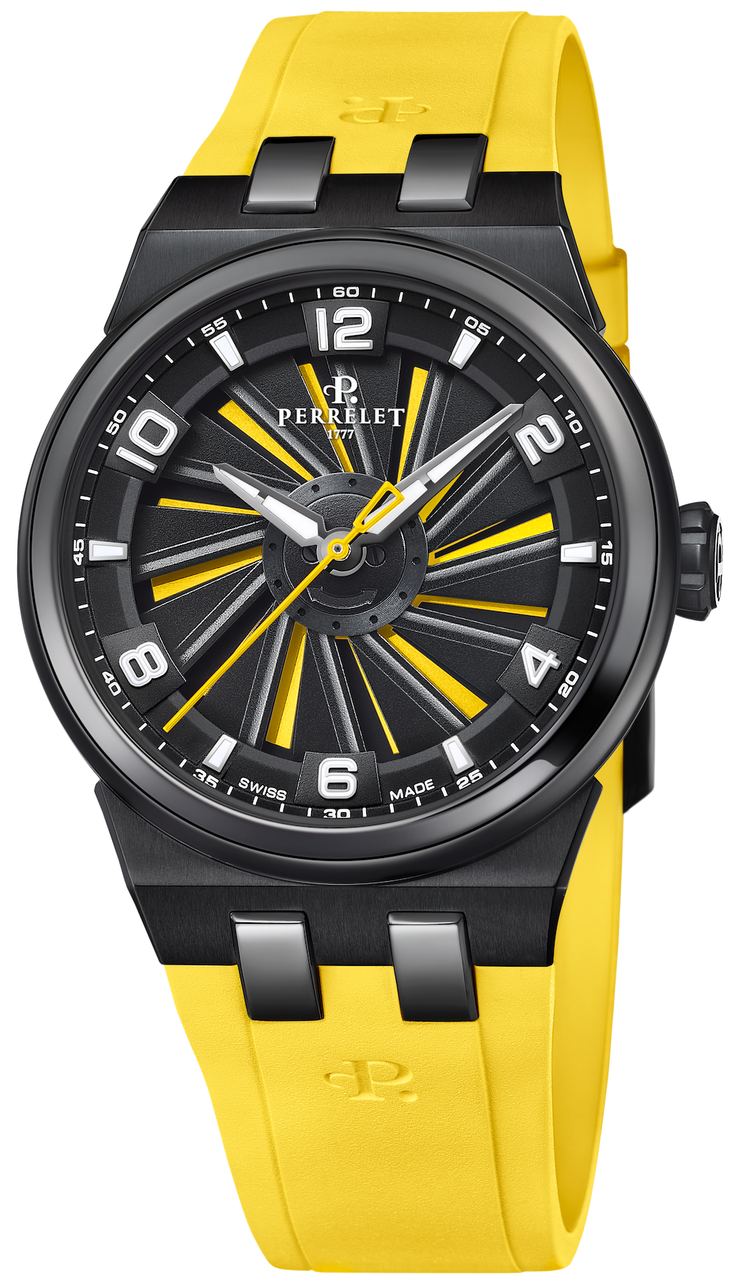 Perrelet Turbine Titanium 41 Yellow
