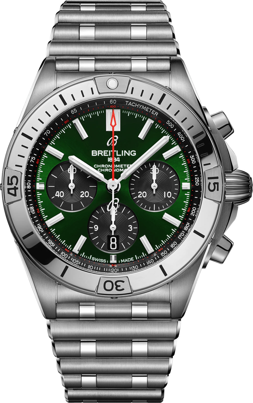 Breitling Watch Chronomat B01 42 Bentley Green Bracelet