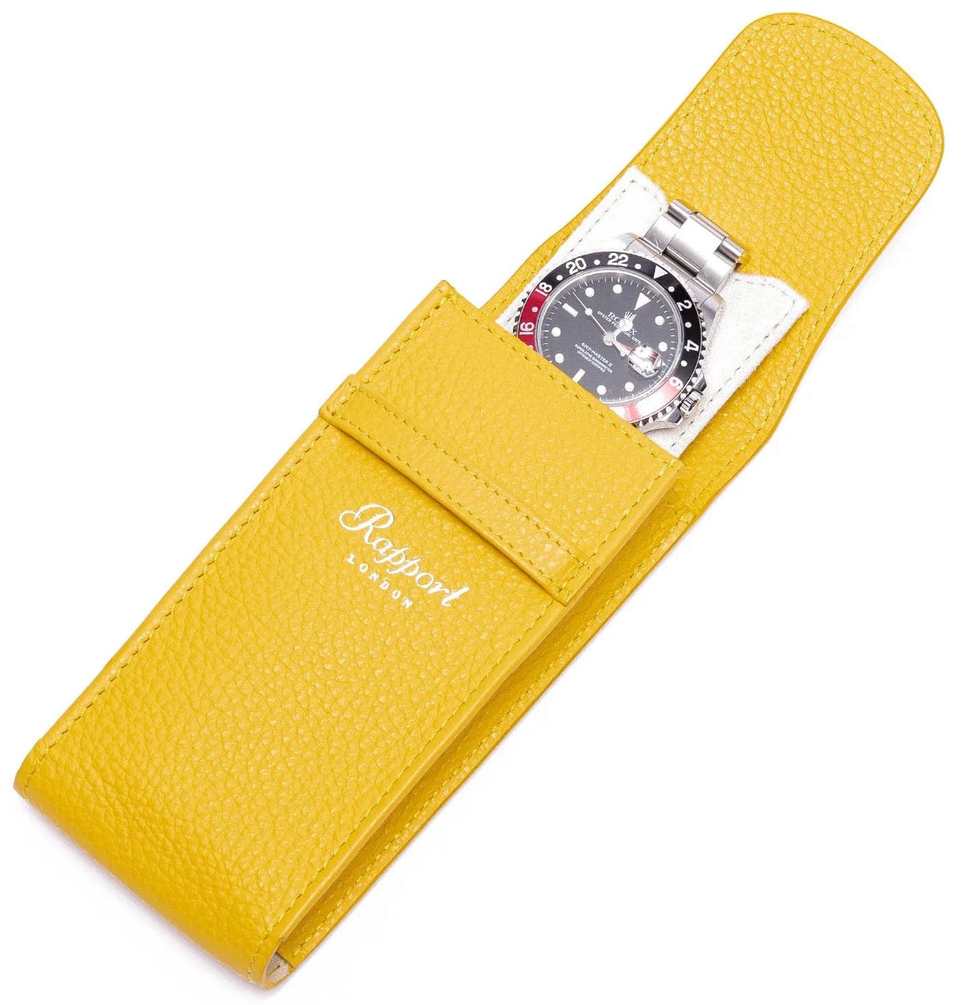 Rapport Watch Pouch Portobello Leather Yellow