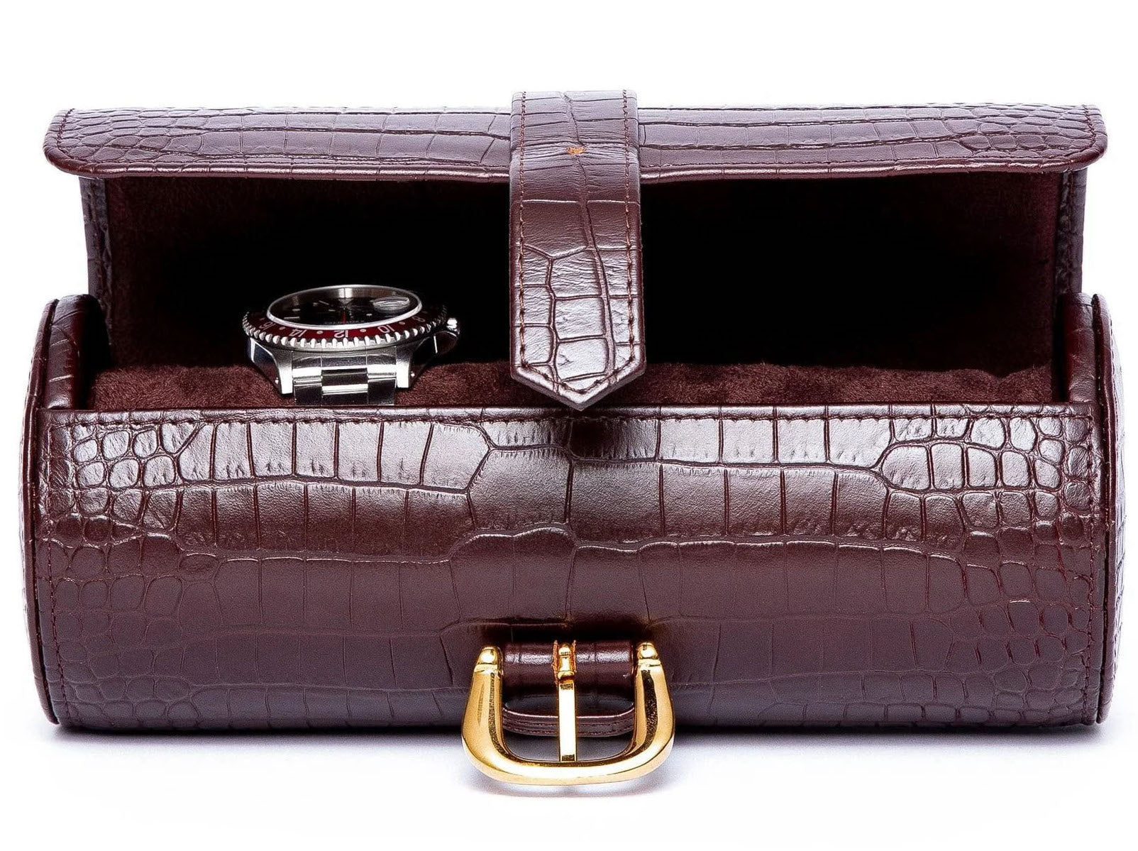 Rapport Watch Roll Brompton 3 Brown Crocodile
