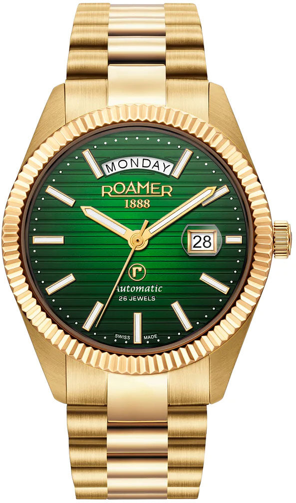 Roamer Primeline Daydate Ii Green