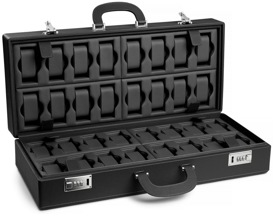 Scatola Del Tempo Watch Case Valigetta 32 Grey