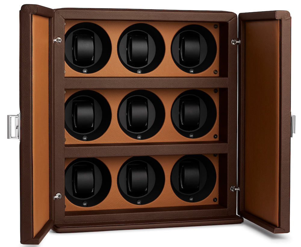 Scatola Del Tempo Watch Winder Rotore 9 Bi Colour