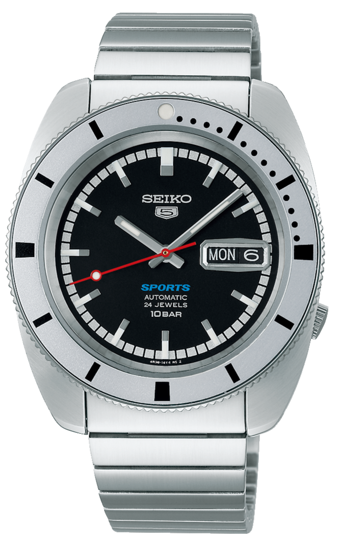 Seiko 5 Sports 1968 Recreation Pepper Black Limited Edition