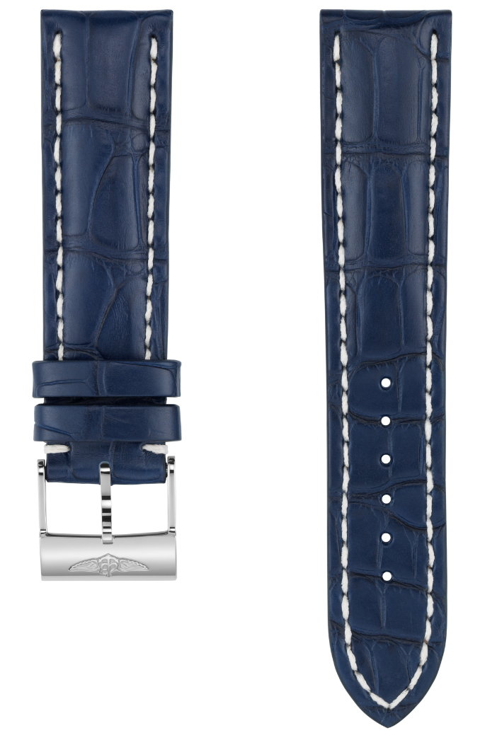 Breitling Strap Old Style Alligator 22-20 Blue