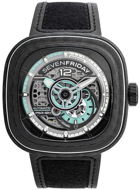 Sevenfriday Ps3/01 Carbon Jade Limited Edition