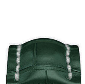 Breitling Strap Old Style Alligator 24-20 Green With Pin Buckle