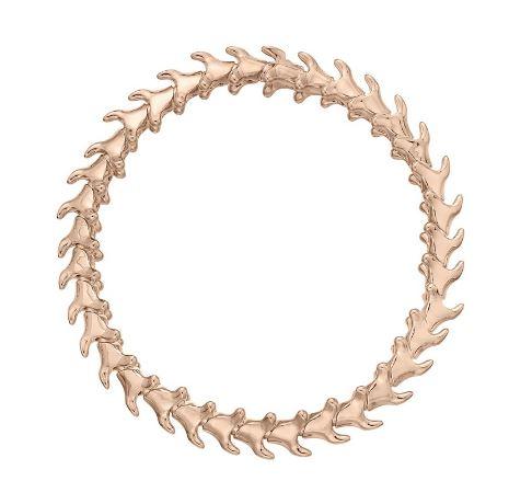 Shaun Leane Serpent Trace 18ct Rose Gold Plated Sterling Silver Slim Bracelet D - L