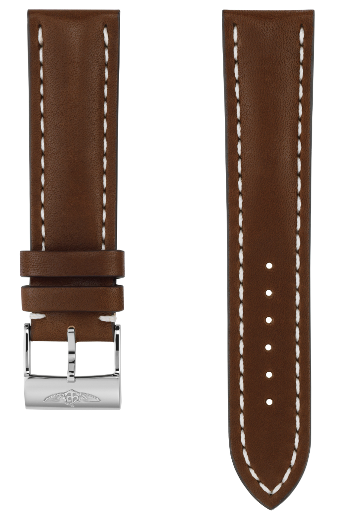 Breitling Strap Old Style Calf Leather 22-20 Brown