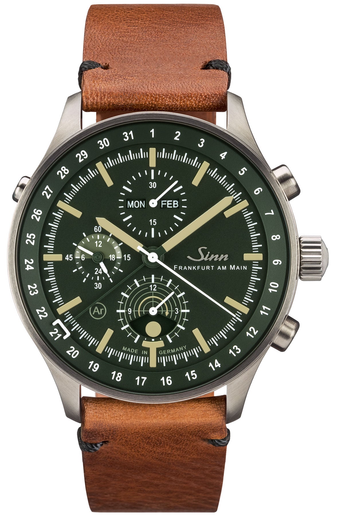 Sinn 3006 Hunting Vintage Cowhide Brown