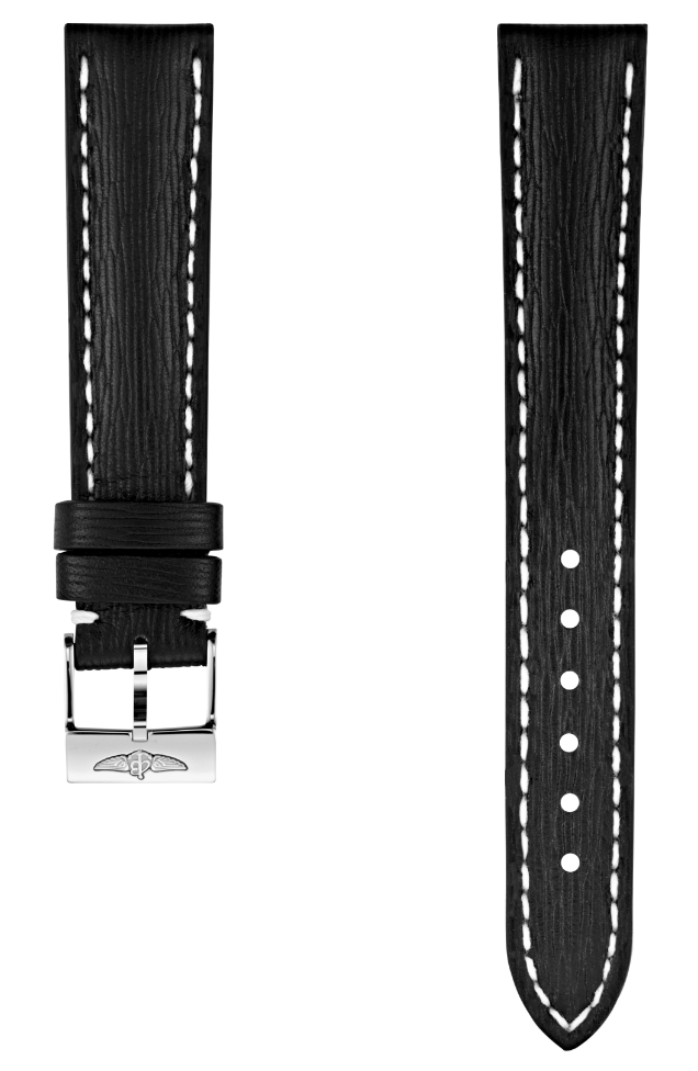 Breitling Strap Sahara Leather 16-14 Black