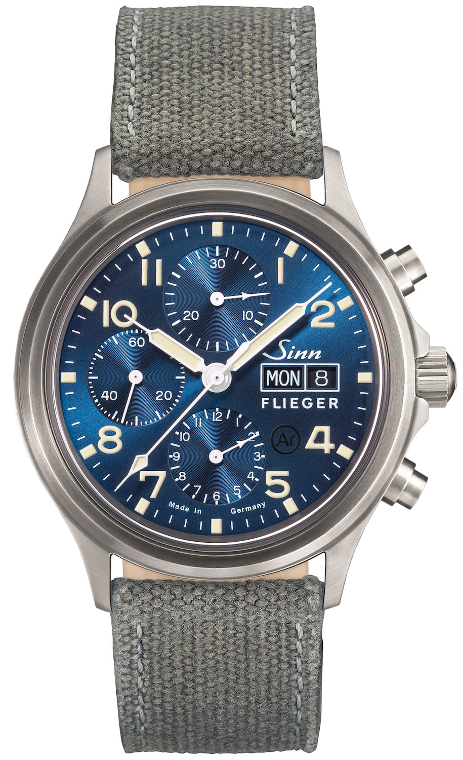 Sinn 358 Sa Pilot B E Canvas Grey