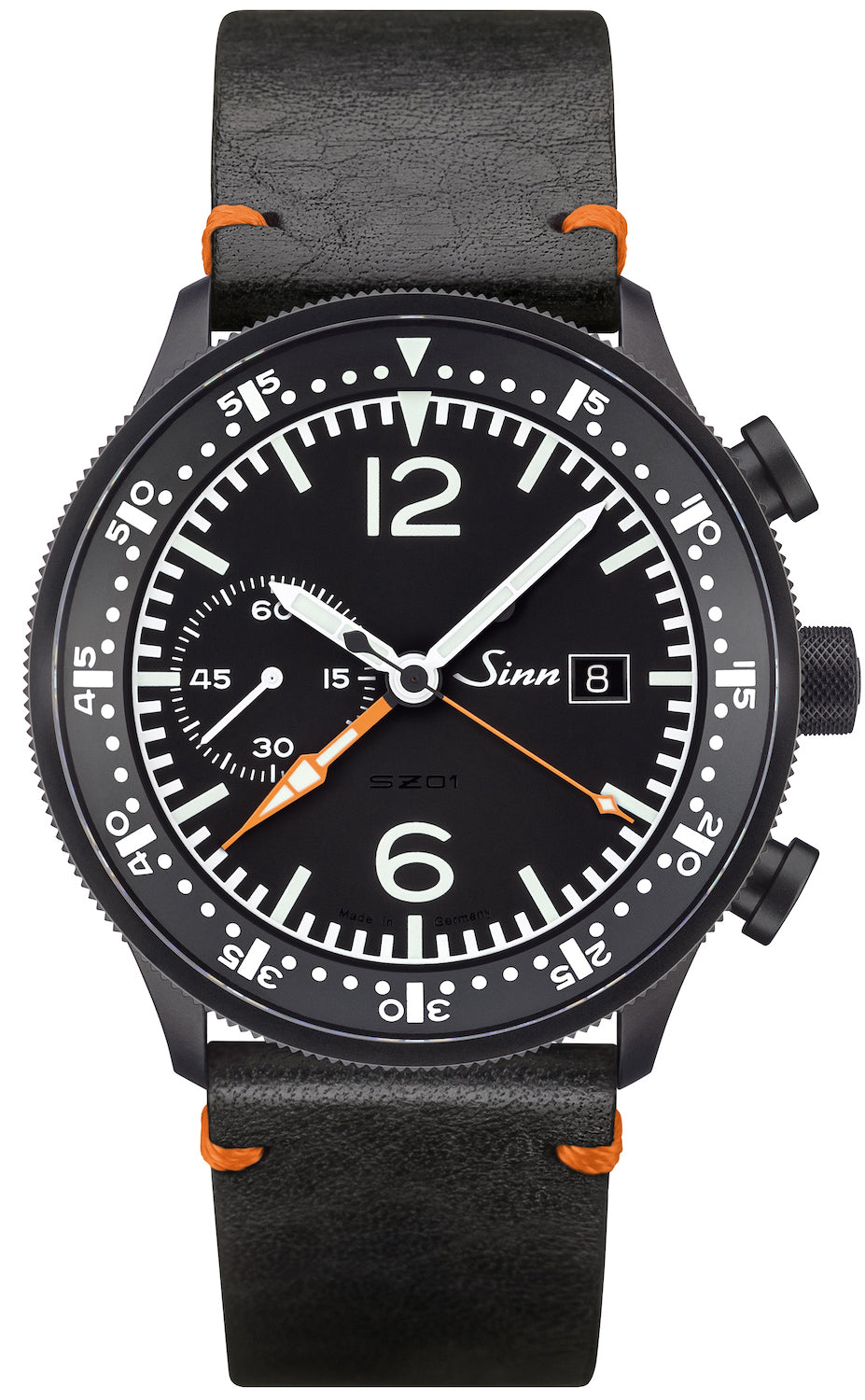 Sinn 717 Leather Black Vintage Cowhide