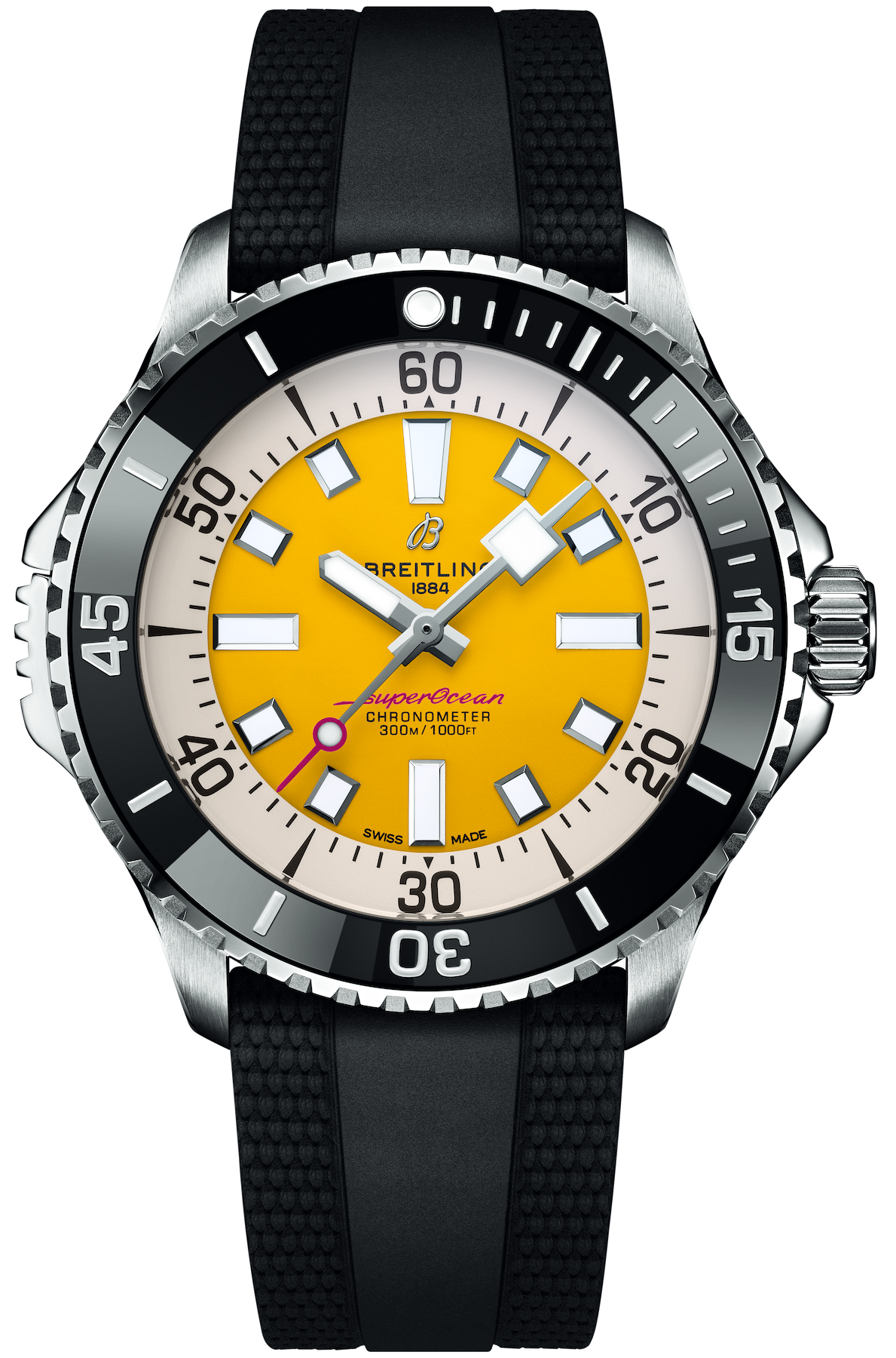 Breitling Superocean 46 Code Yellow Rubber Limited Edition