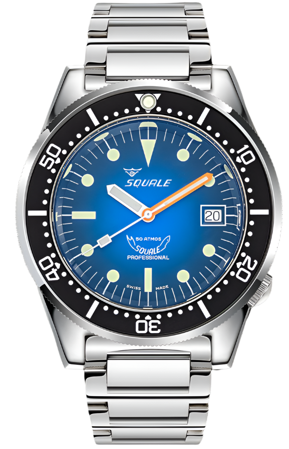 Squale 1521 Blue Ray Bracelet