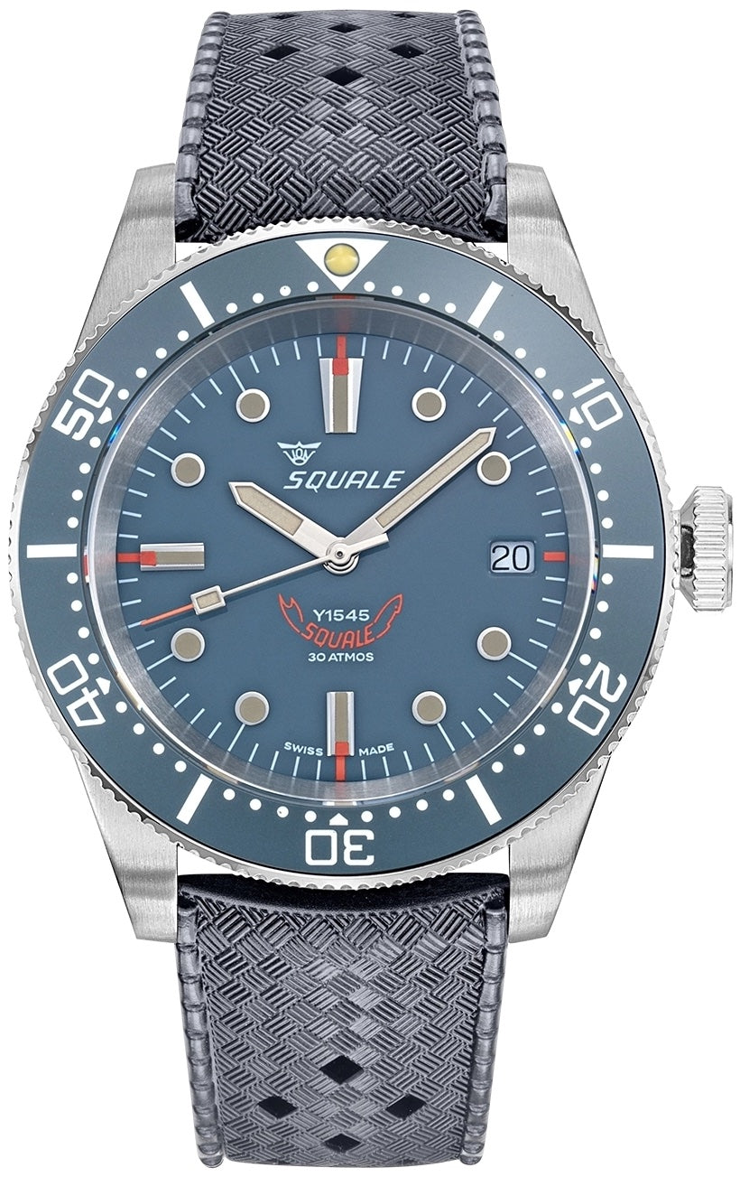 Squale 1545 Grey Rubber