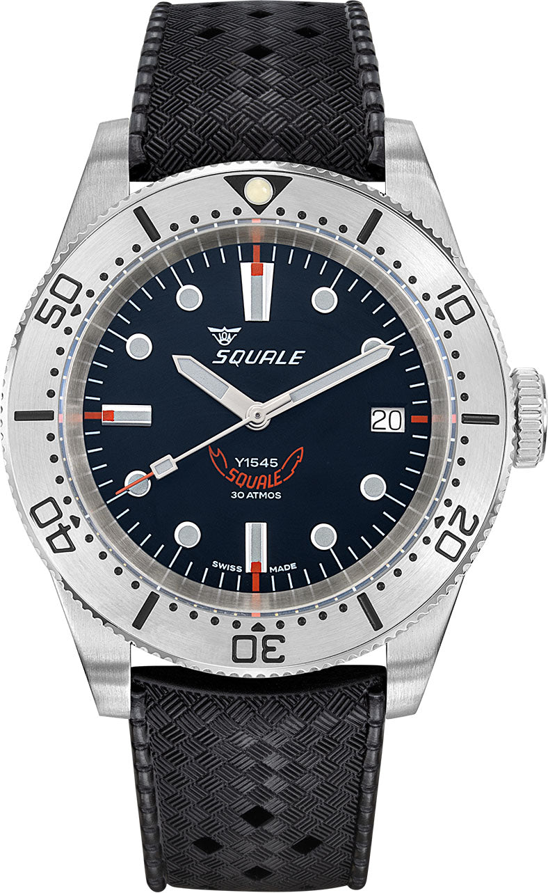 Squale 1545 Steel Black