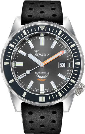 Squale Matic Grey Rubber