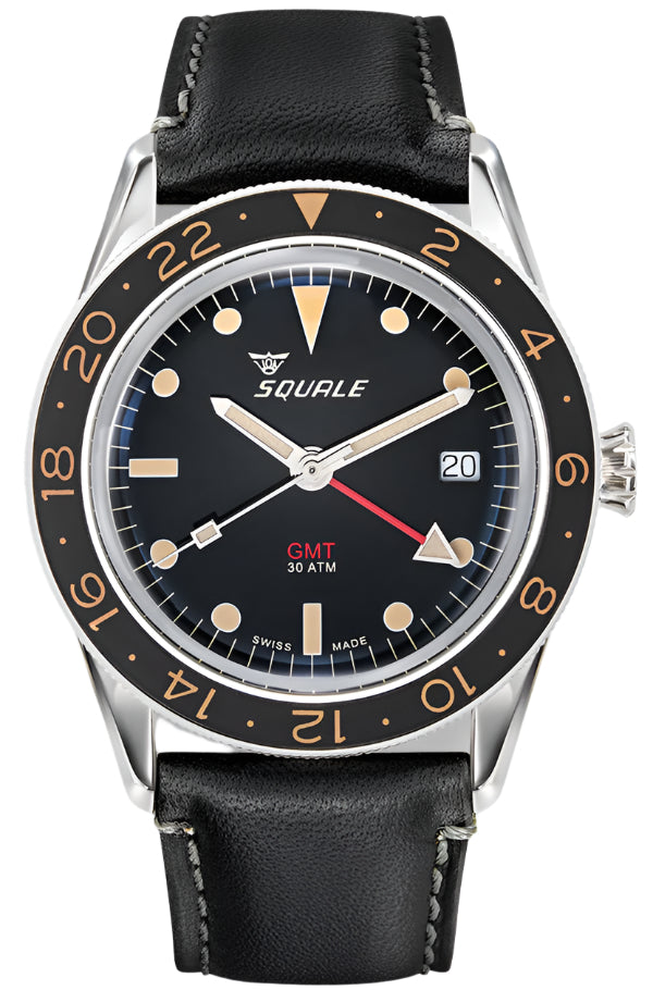 Squale Sub-39 Gmt Vintage Black