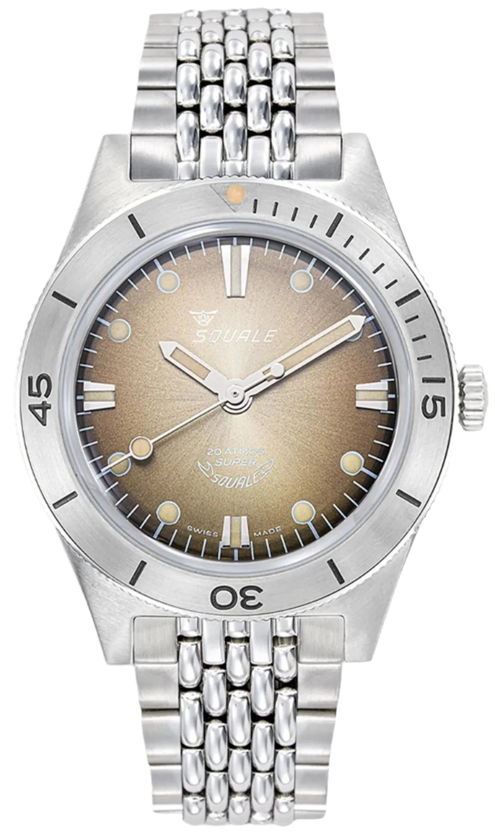 Squale Supersquale Sunray Brown Bracelet