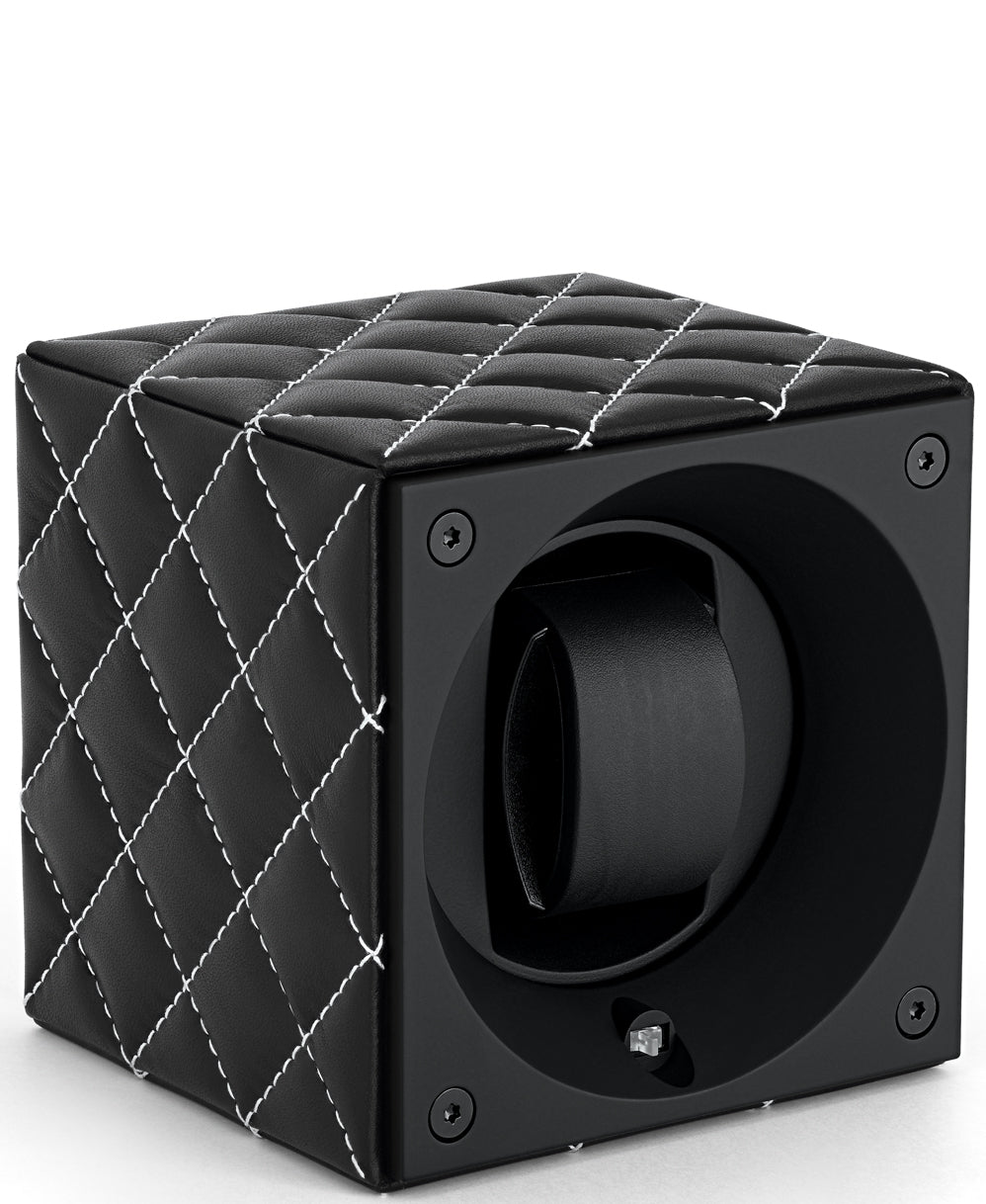 Swiss Kubik Watch Winder Single Black Couture