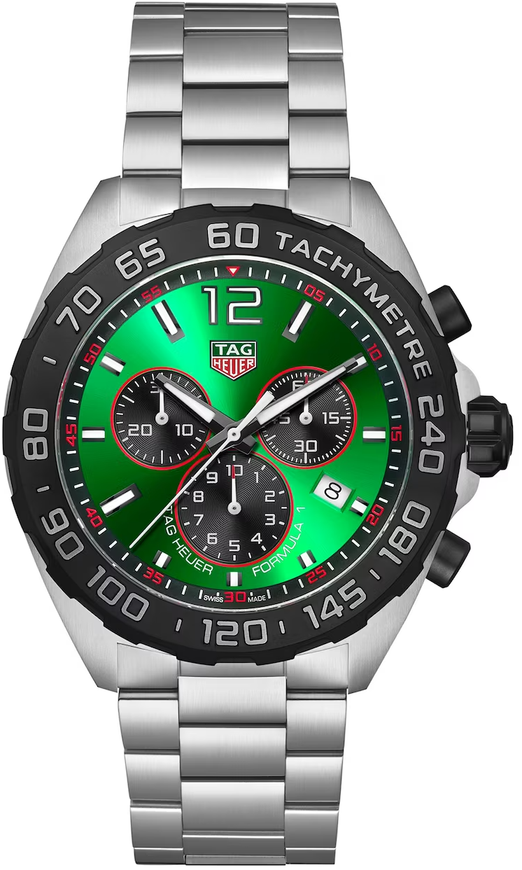 Tag Heuer Formula 1 Chronograph Green Bracelet