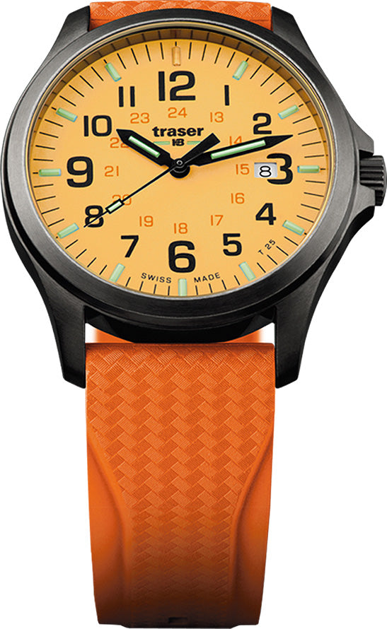 Traser H3 P67 Officer Pro Gunmetal Orange