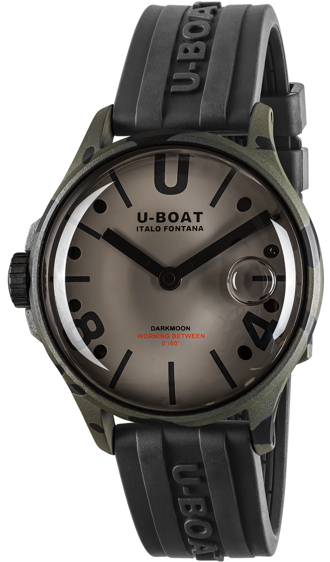 U-boat Darkmoon 40 Camouflage Grey Curve Black